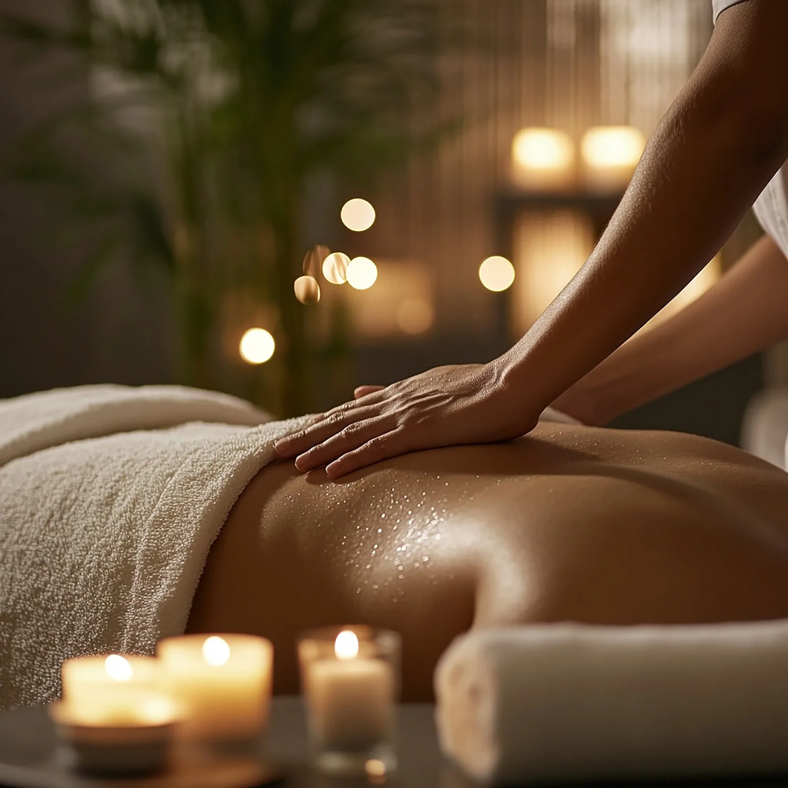 Massagem relaxante à luz de velas — Verchi